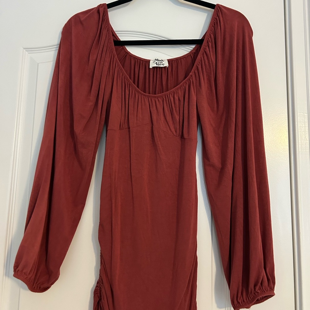 Women's Burgundy Dress
